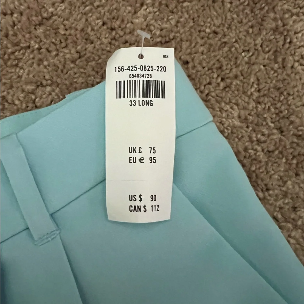 Abercrombie Sloane Tailored Pant | Size 33/16 Long | NWT - Picture 4 of 7